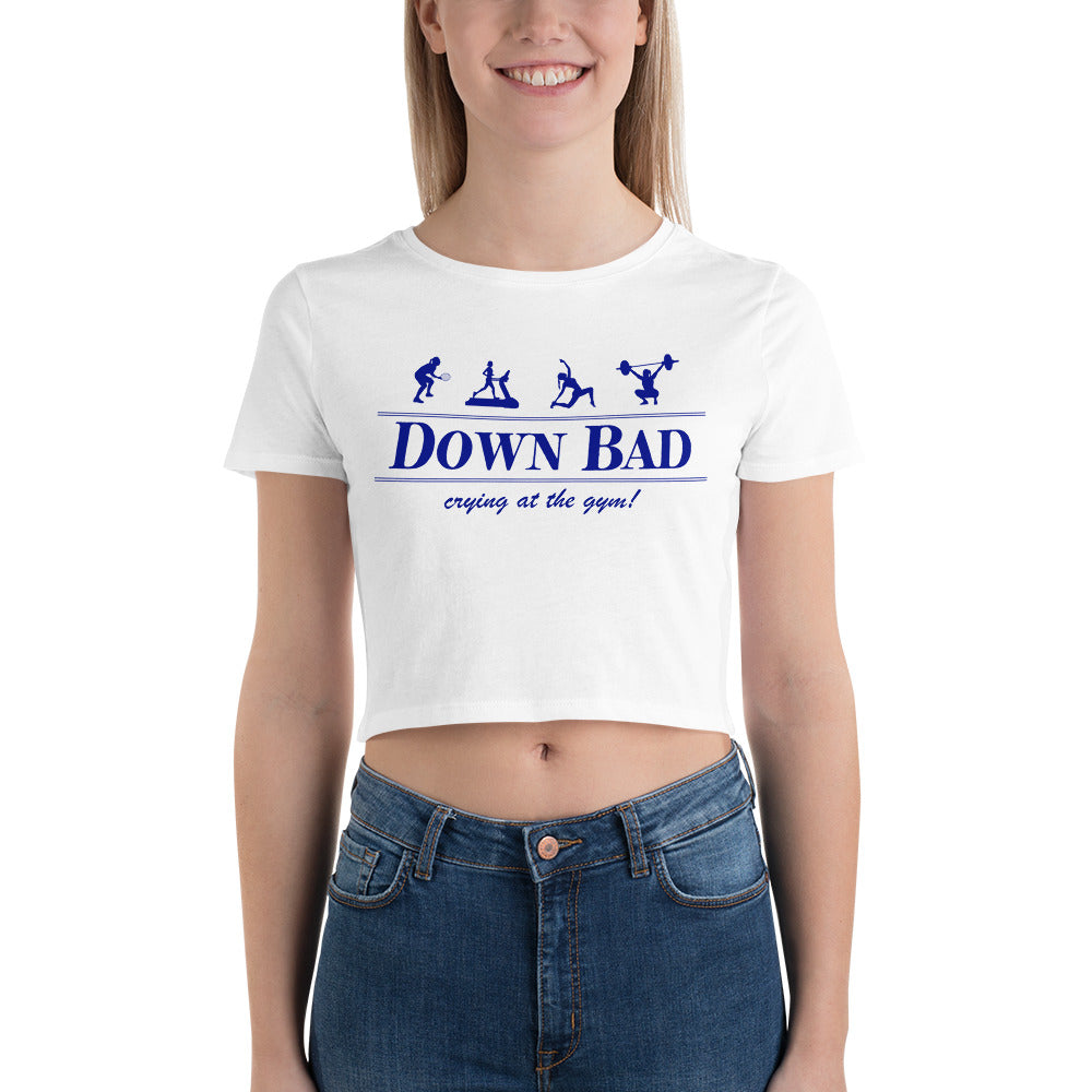 Down Bad Retro Gym Crop Top